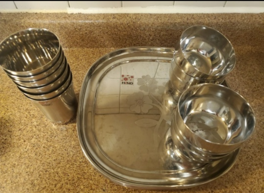 Moving Sale- 18 Pieces Stainless Dinner Set