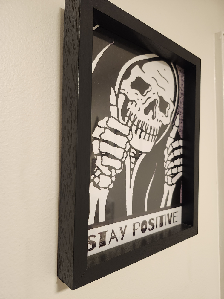 Stay Positive Framed Art - photo 2