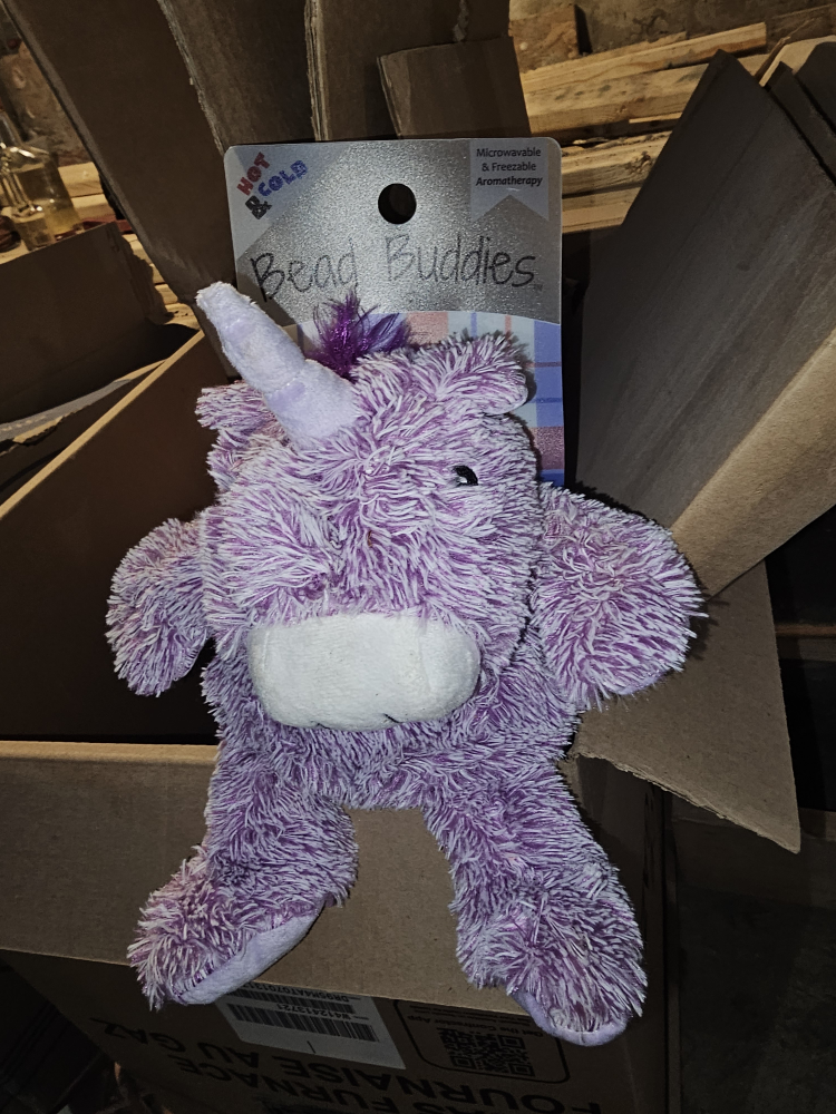 Purple Unicorn Bead Buddy Plush - photo 2