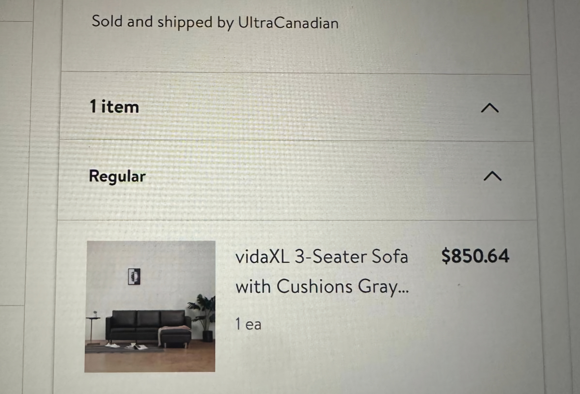 Grey Leather Sectional Sofa with Ottoman - photo 4