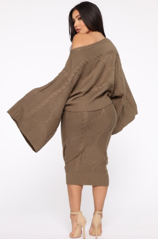 Knit Sweater and Skirt Set - photo 4