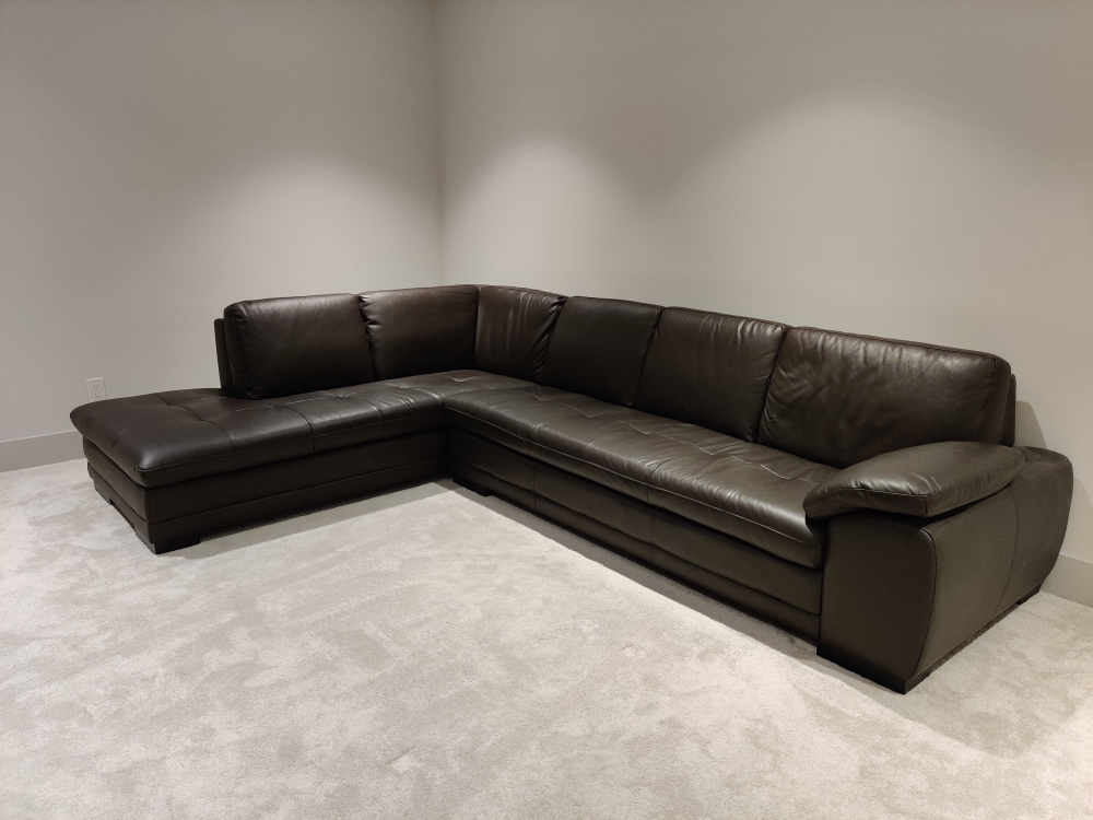 Leather Sectional Sofa - photo 4