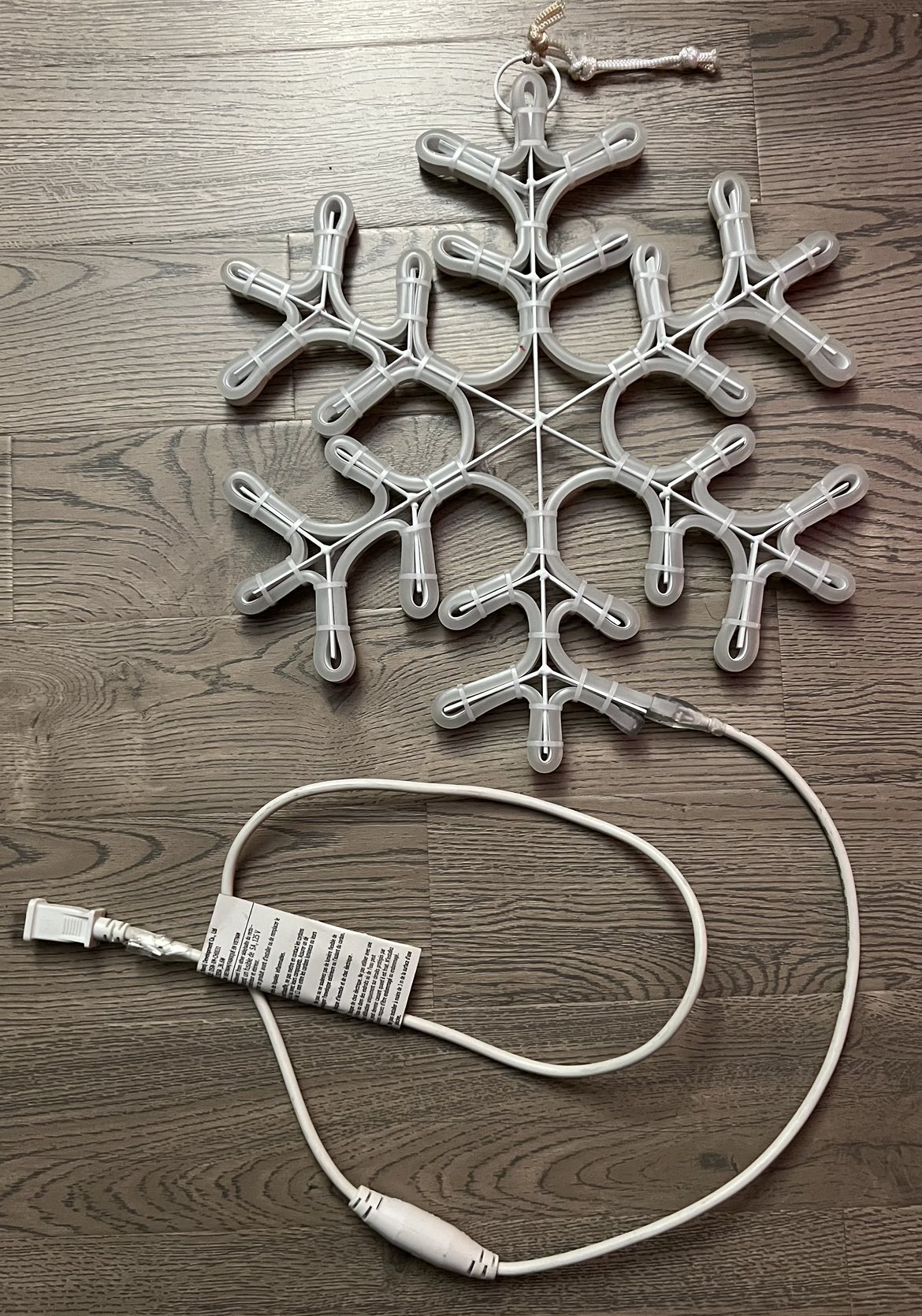 Snowflake Christmas light - photo 2