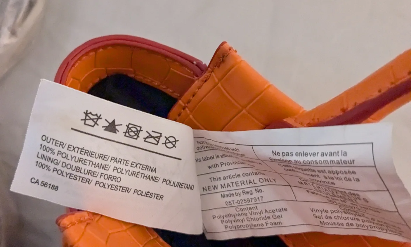 Kendall + Kylie Orange Crocodile-Embossed Handbag image indicator(4)