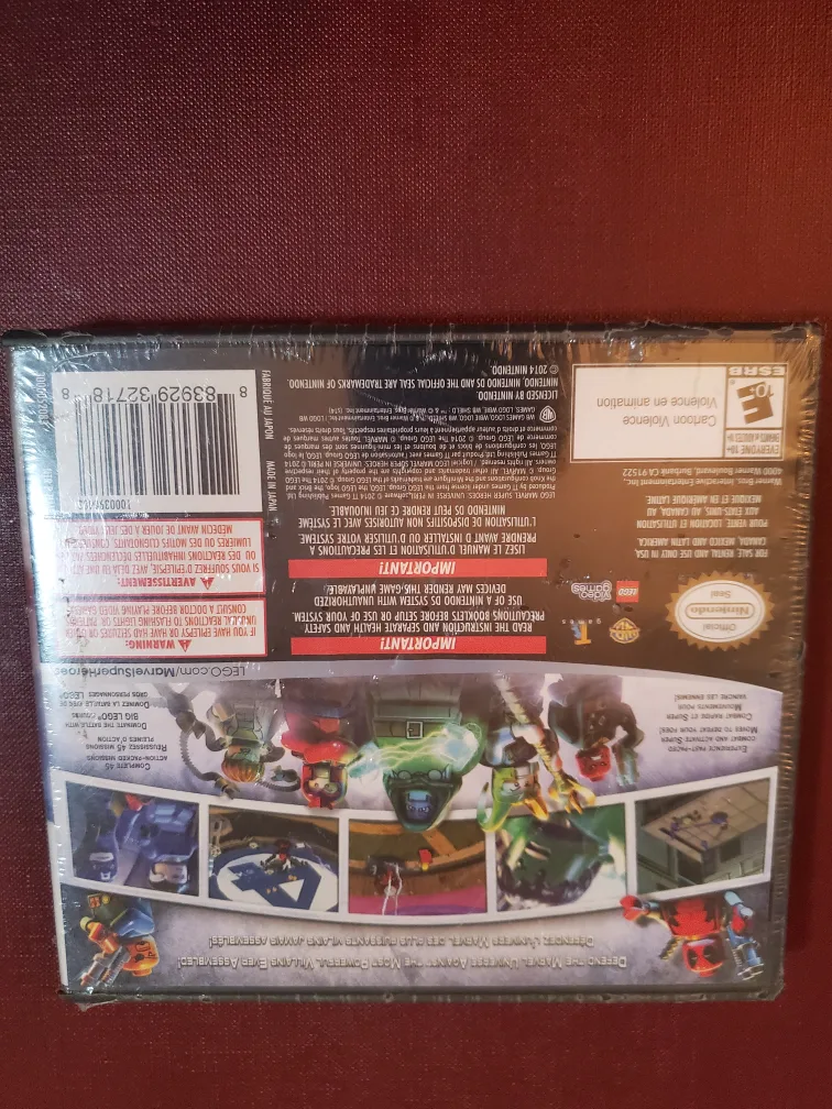 New (Sealed) Lego Marvel (video game, Nintendo DS) Super Heroes image indicator(2)