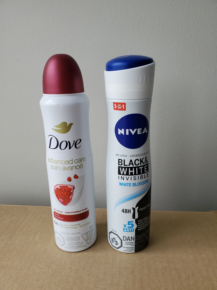 Spray Antiperspirant/Deodorant (2) #freecycle