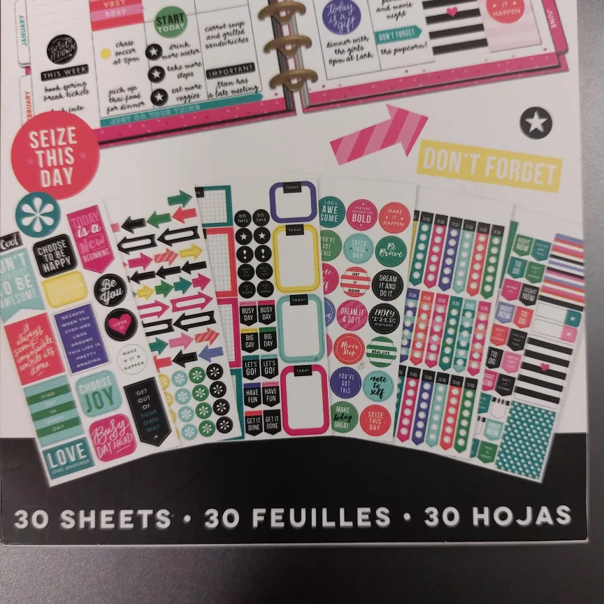 🧡 The Happy Planner Stickers: 60 sheets image indicator(3)