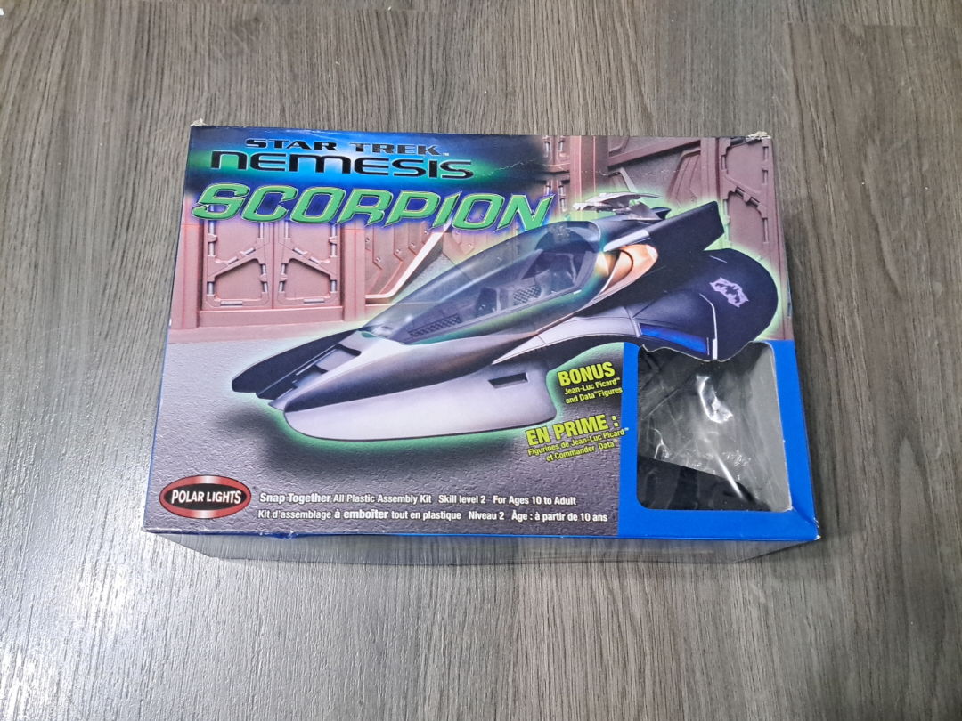 Star Trek Nemesis Scorpion Snap Together Model Kit