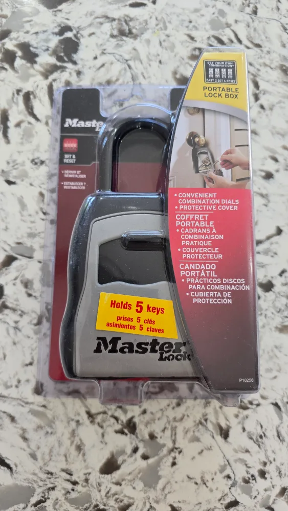 Masterlock Portable Lock Box 🧡 thumbnail