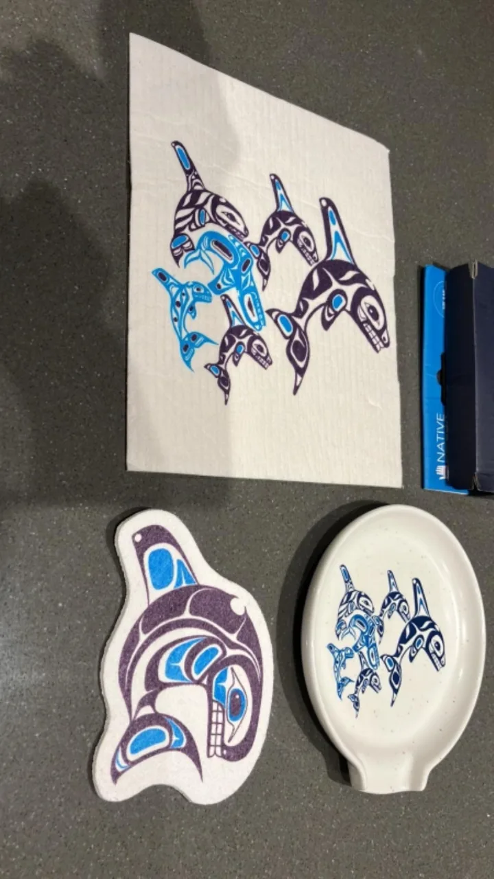 Native Northwest Spoon Rest Set, cellulose sponges image indicator(5)