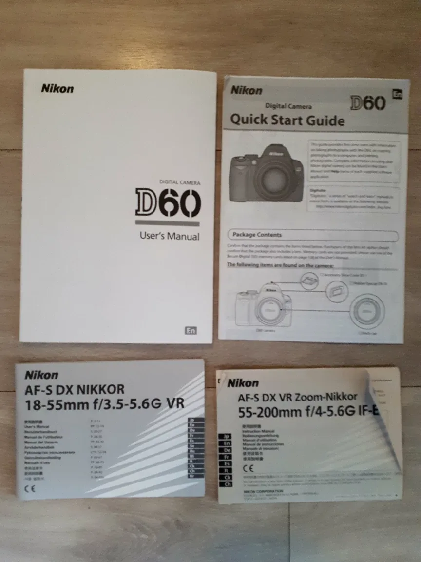 Nikon D60 Digital SLR Camera Kit with Lenses and Accessories image indicator(8)