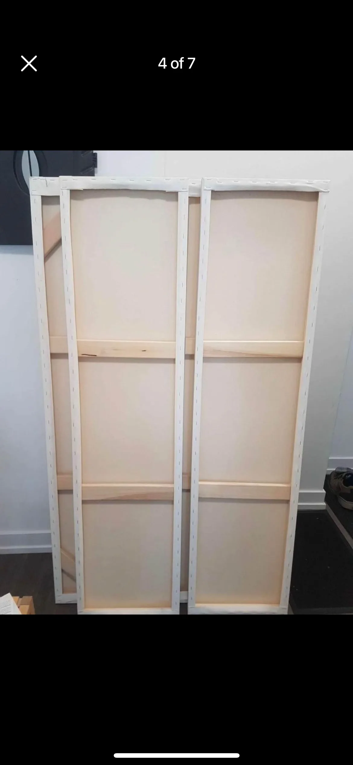 White Gallery canvas for painting different sizes and prices image indicator(6)