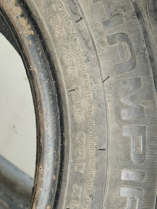 Used Winter Tire - 185/65R15 - photo 3