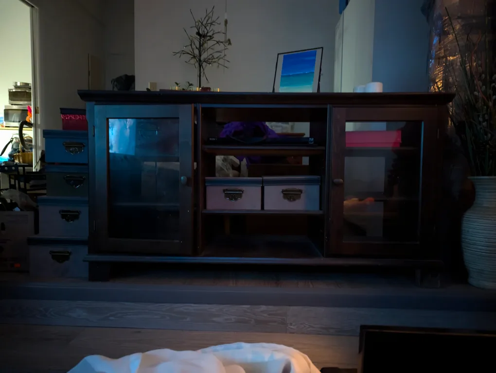 Entertainment Unit with Glass Doors thumbnail