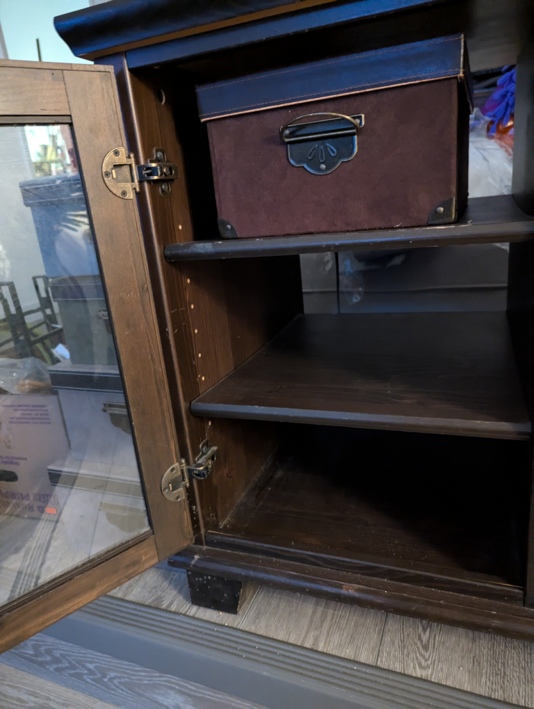 Entertainment Unit with Glass Doors - photo 2