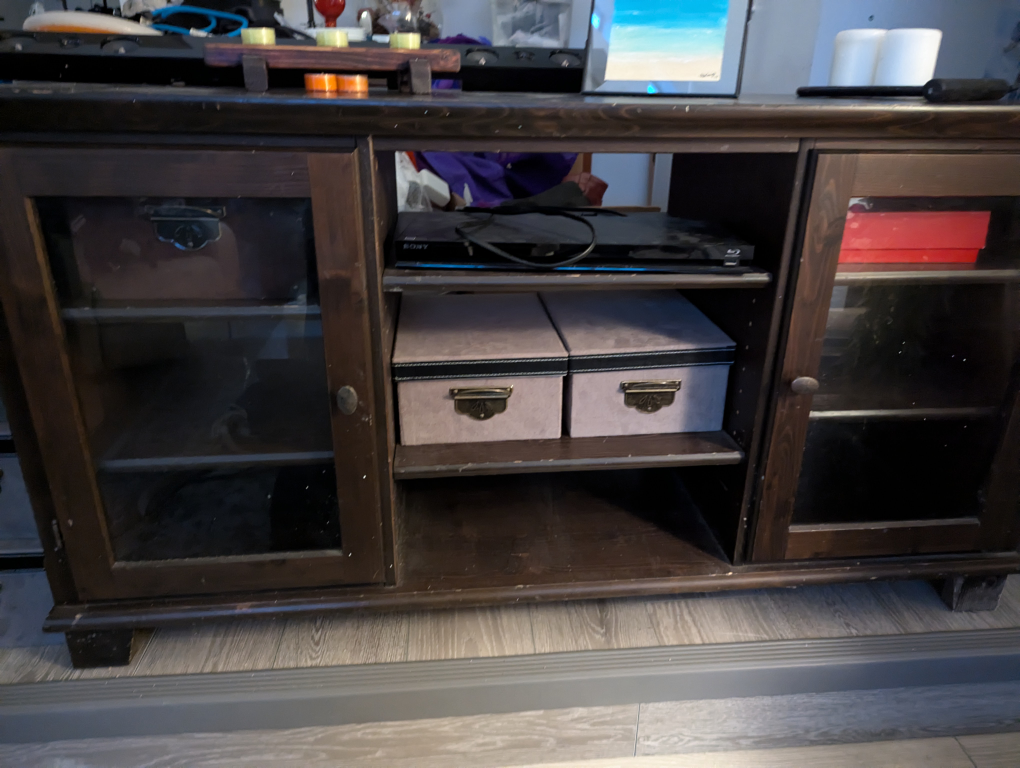 Entertainment Unit with Glass Doors - photo 4