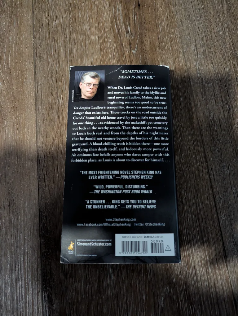 Pet Sematary by Stephen King #ThriftyPicks image indicator(2)