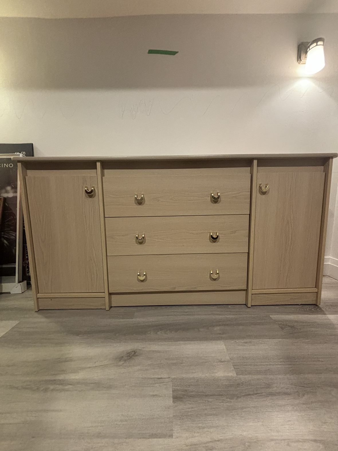 3 Drawer/4 Shelves Dresser