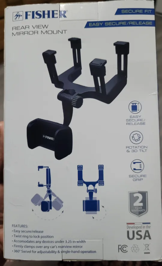 🆕️Rear View Mirror Phone Mount image indicator(2)