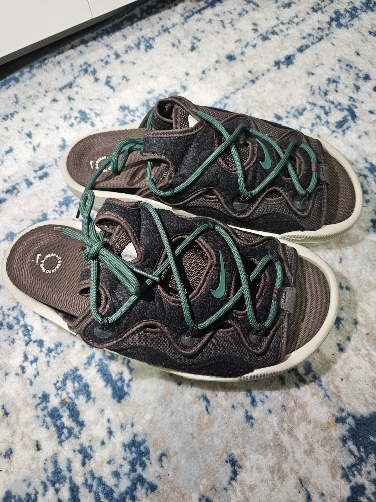 NIKE Offline 2.0 Size 10 Velvet Brown/Green Slip-On - photo 2