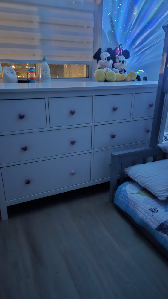 ikea - White Dresser with eight Drawers