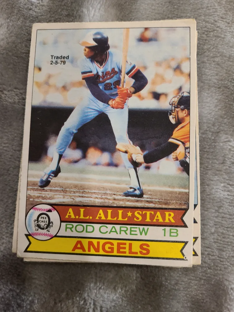 1979 O Pee Chee Baseball Cards - 5 Card Lot - Reds & Angels image indicator(7)