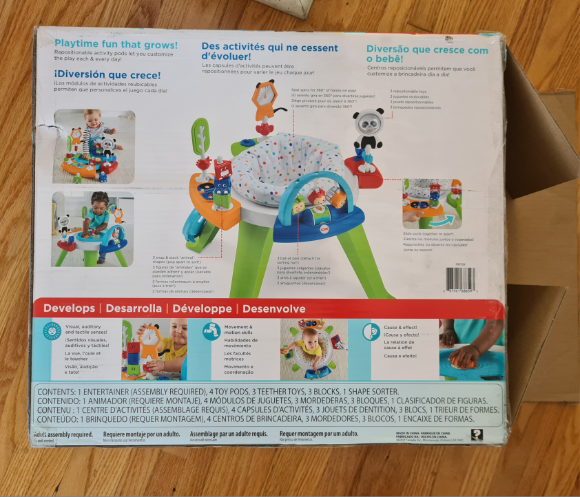 Fisher-Price 3-in-1 Spin & Sort Activity Center - photo 2