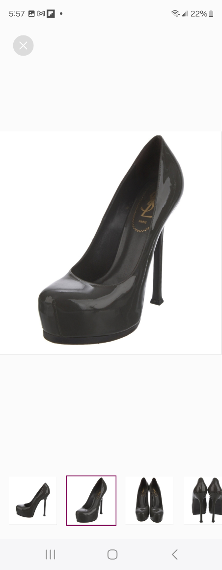 Yves Saint Laurent Patent Leather Platform Pumps - photo 2