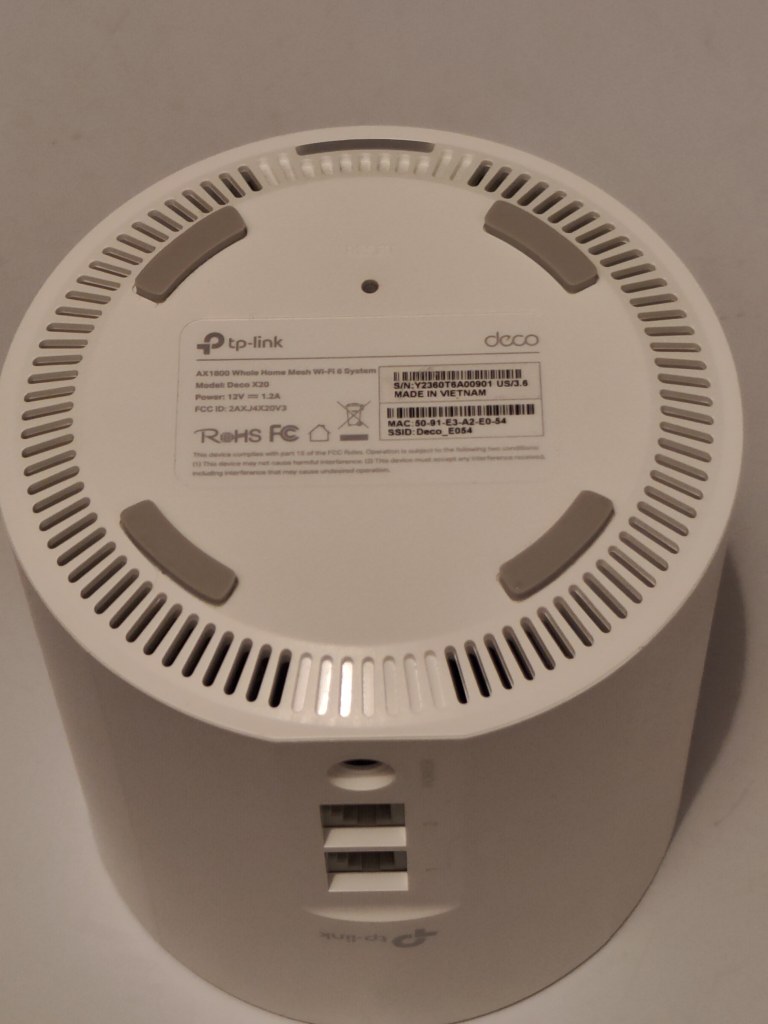 TP-Link Deco X20 AX1800 Whole home mesh system wifi 6 system - photo 4