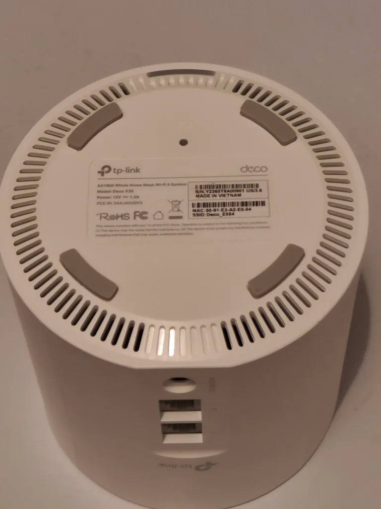 TP-Link Deco X20 AX1800 Whole home mesh system wifi 6 system image indicator(4)