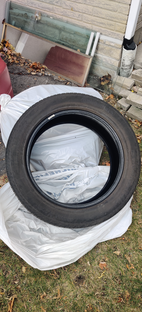Used Tires - Pair of 255/50R20 Continental