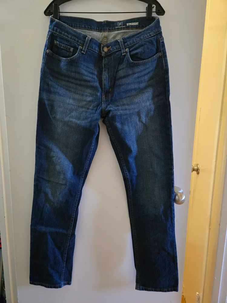 George Straight Leg Jeans thumbnail