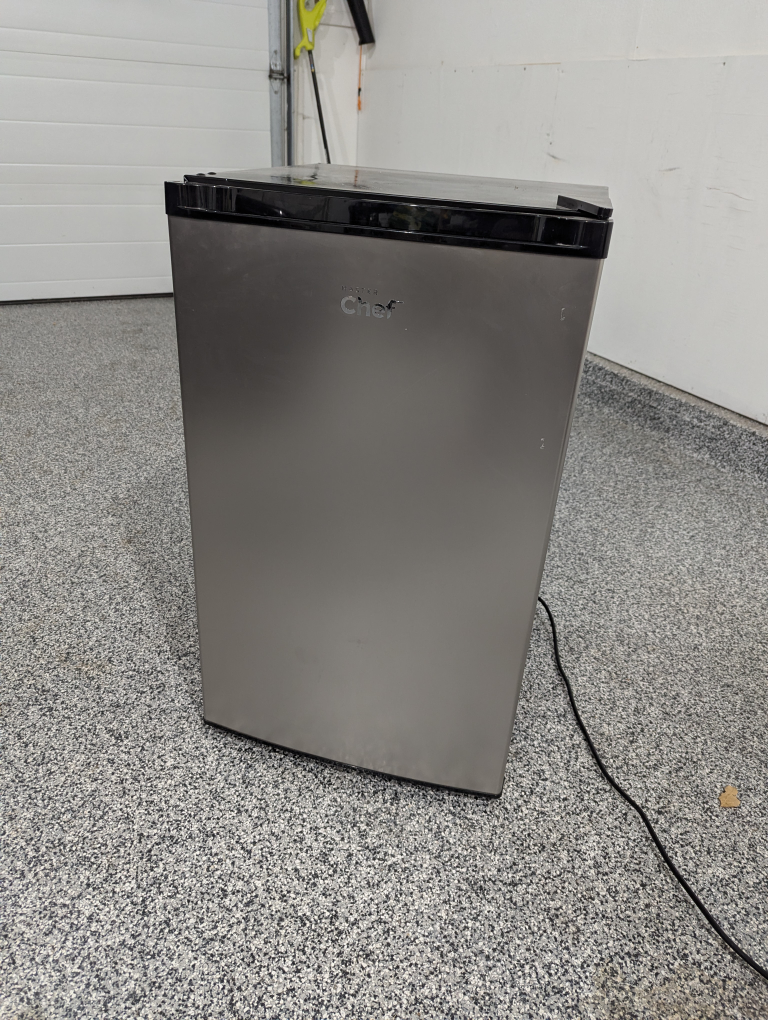 Stainless Steel Mini Fridge 🧡