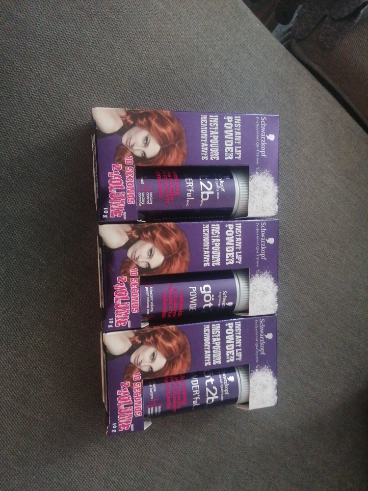 Schwarzkopf got2b Instant Lift Powder - 3 Pack