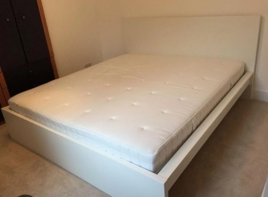 IKEA MALM Queen Bed Frame - White