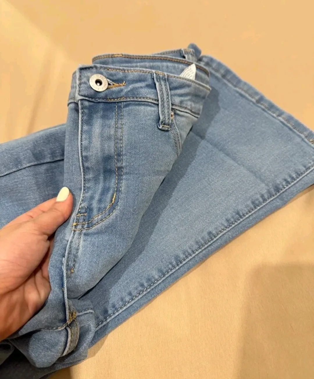 SHEIN Light Wash Flare Bootcut Style Jeans image indicator(3)