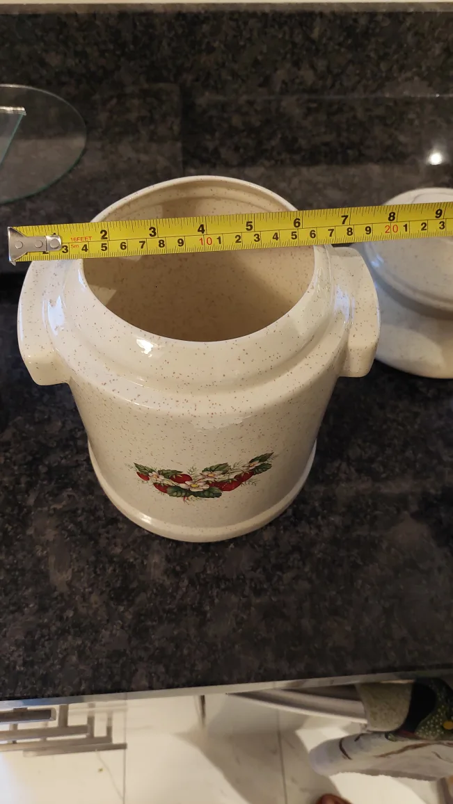Vintage Ceramic Milk Can Cookie Jar image indicator(2)