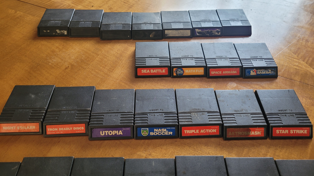 Vintage Retro 1979 Mattel Intellevision Atari games - photo 3