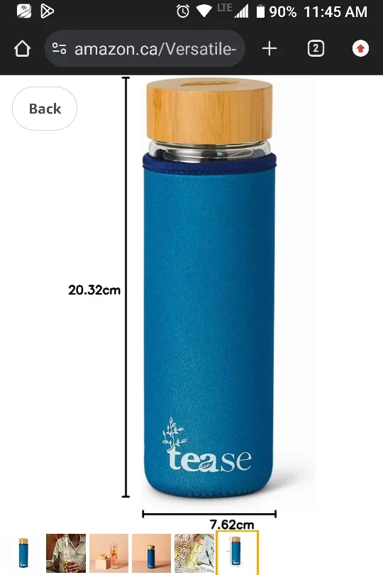 Tease Glass Tumbler (Grey) image indicator(5)