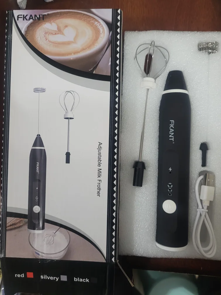 FKANT Rechargeable Electric Milk Frother thumbnail
