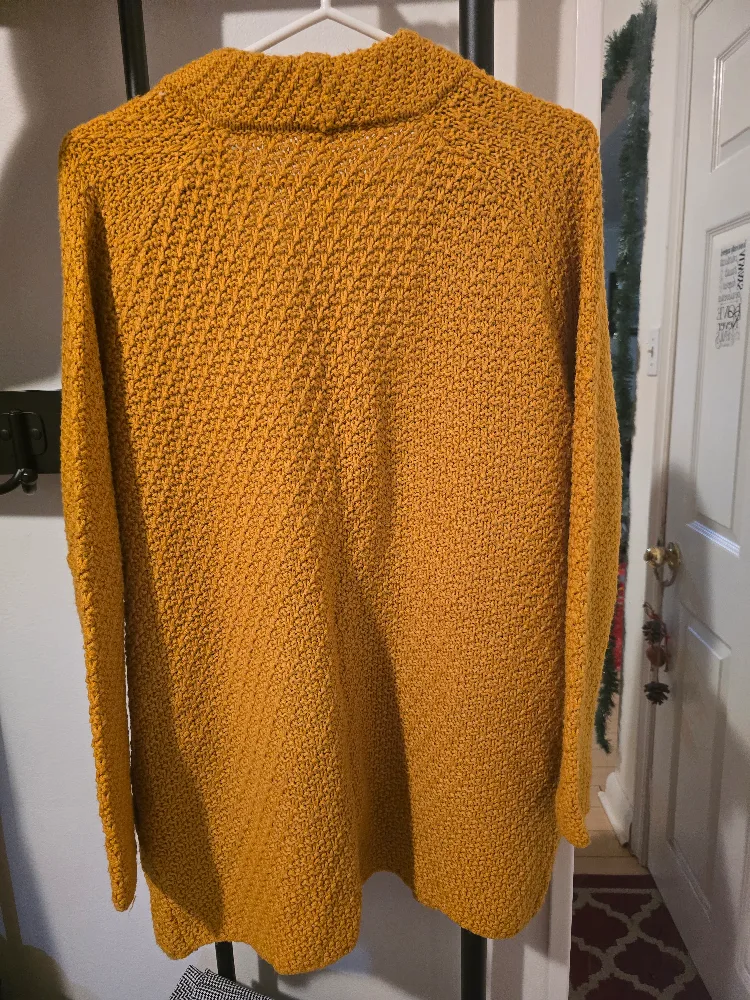 Tabi Women's Mustard Yellow Sweater & Cardigan Set thumbnail