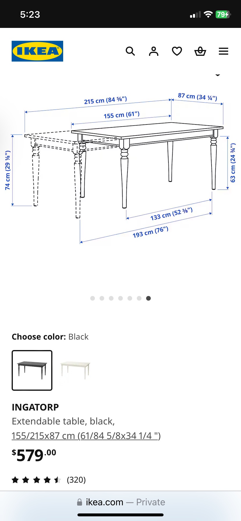 Can deliver—IKEA extendable table, bench and 4 chairs - photo 3