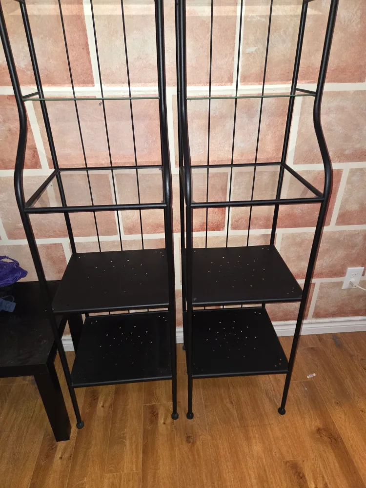 Black Metal Shelf Unit image indicator(3)