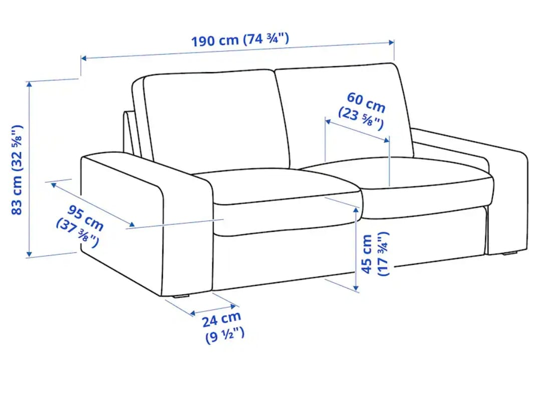 IKEA Söderhamn 2 Seater Sofa - photo 4