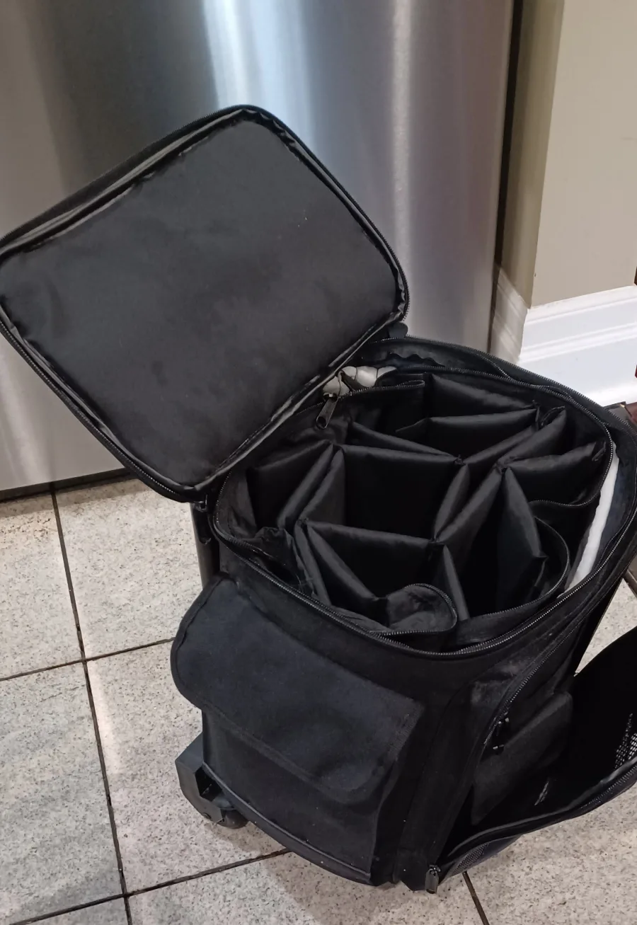 insulated 12 bottles trolley tote image indicator(6)