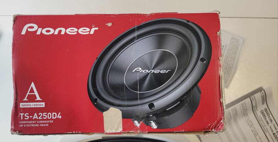Pioneer TS-A250D4 10-inch Component Subwoofer - photo 4