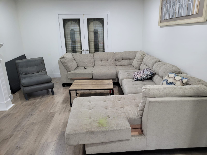 Grey Sectional Sofa - photo 3