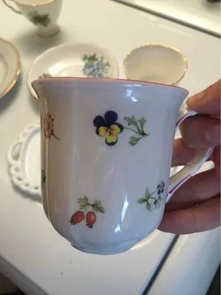 Vintage Teacups and Saucer Set image indicator(3)