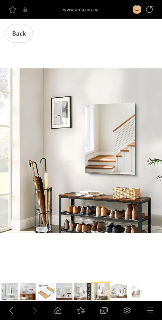 Leyden Frameless Bathroom Mirror, 20''x28'' Wall Mounted image indicator(5)