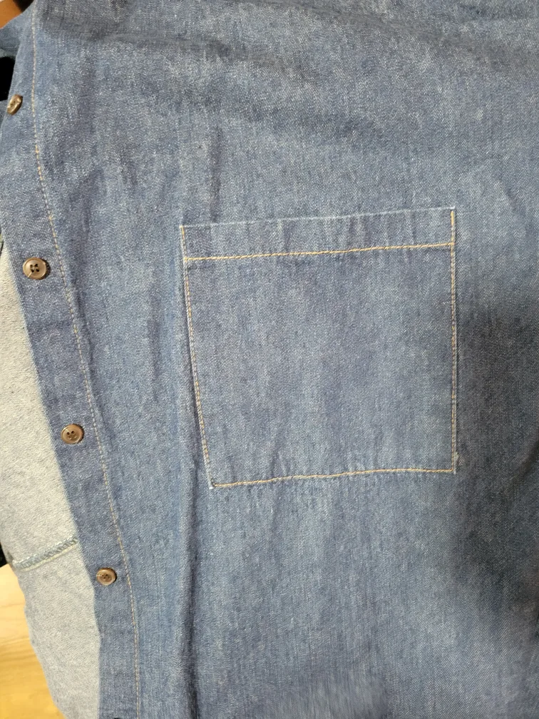 Nooul Denim Button Up Shirt with Hood image indicator(6)